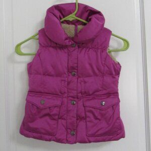 Girls Lands End Puffer Vest S 4